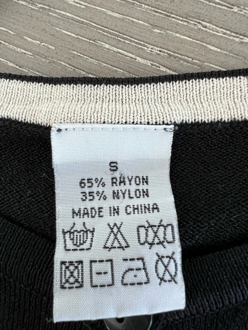 CHANEL Black Cardigan Jacket with Cream Trim